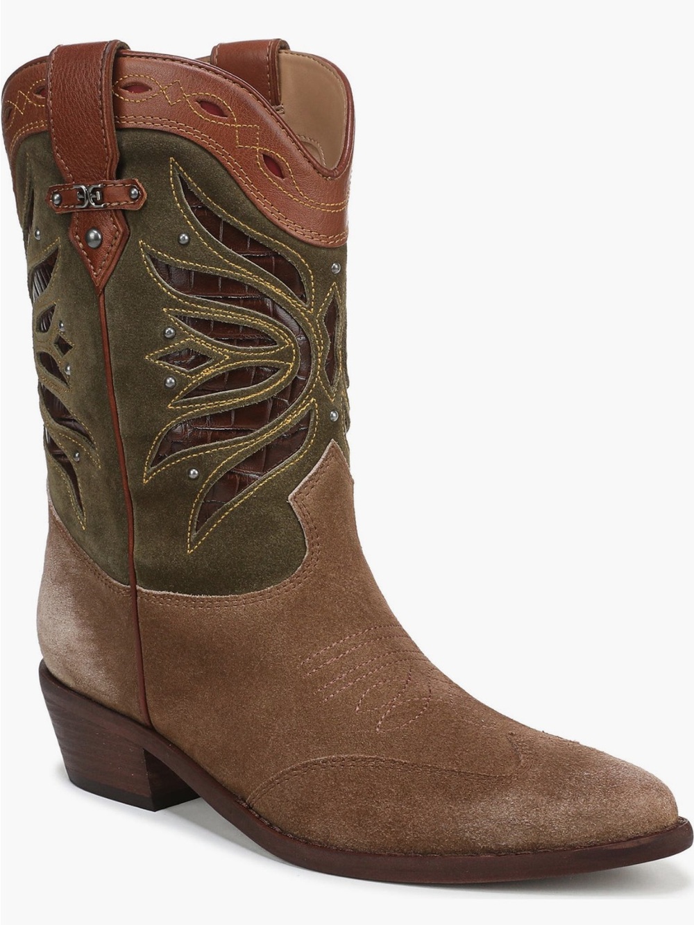 Sam Edelman Rylin Western Boots Size 6 1/2